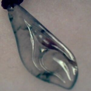 Certified Natural A Jadeite Glassy Charming (玻璃种) Magnolia Pendant